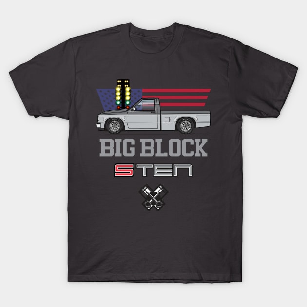 Big Block Silver T-Shirt by JRCustoms44